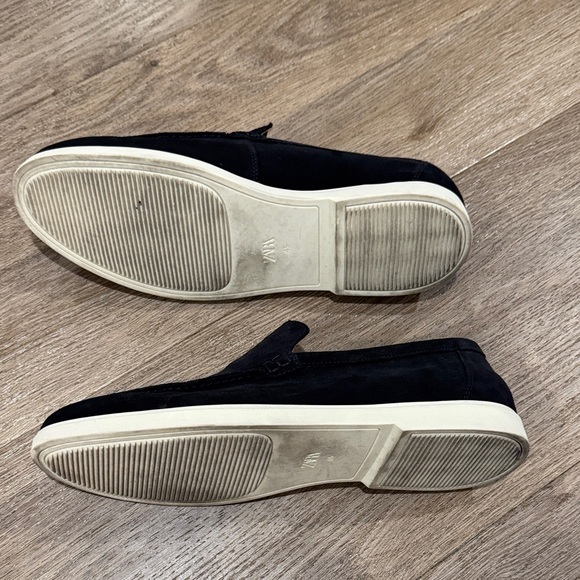 Zara Men's Black/dark blue Slip-On Loafers - Picture 2 of 13